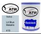 Preview: Volvo, Lit Blue Metallic, 410: 500ml Lackdose, von ATW Autoteile West.